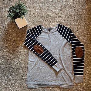 Pink Clover Jayden Elbow Patch Sweater